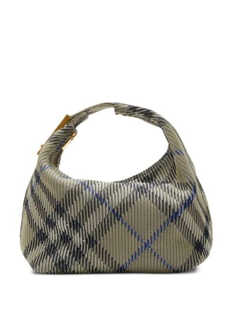 medium Peg checked tote bag by BURBERRY