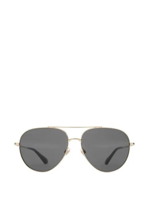 metal Check pilot sunglasses by BURBERRY