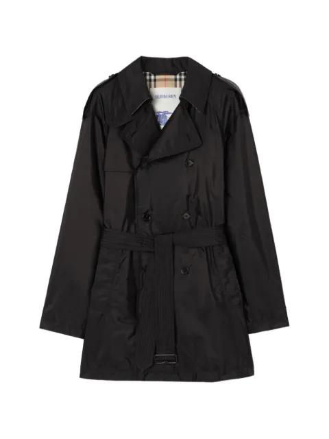 mid-length nylon Leadenham trench coat by BURBERRY