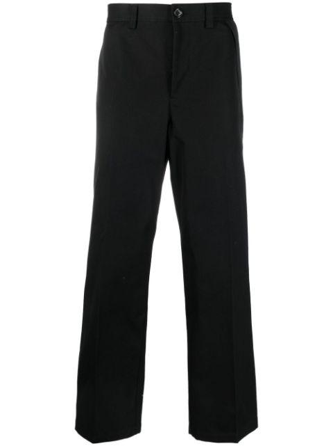 mid-rise cotton wide-leg trousers by BURBERRY