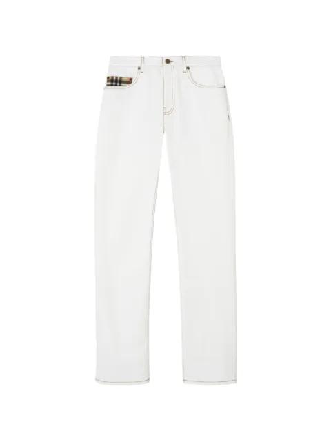 mid-rise straight jeans by BURBERRY