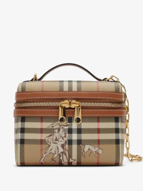 mini Check Mates vanity bag by BURBERRY