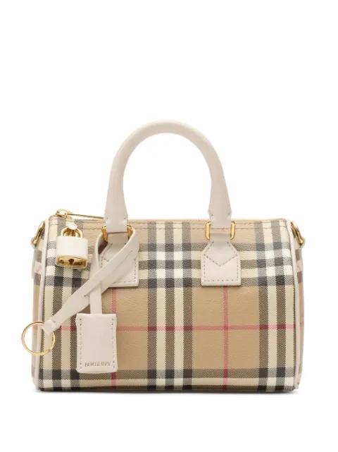 mini Check bowling bag by BURBERRY