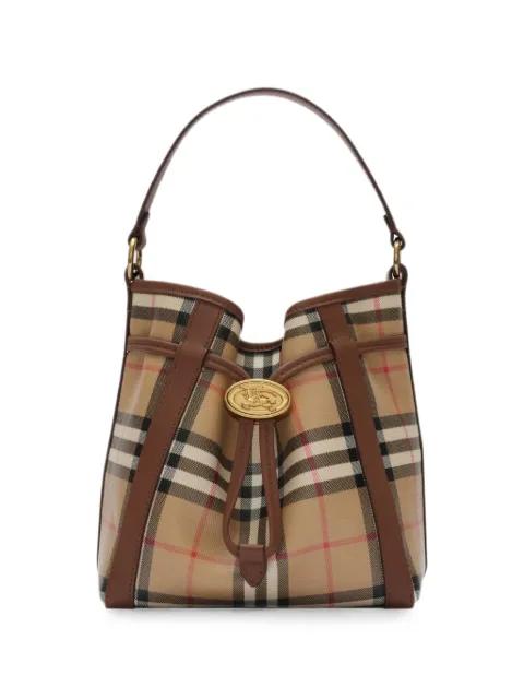 mini Check bucket bag by BURBERRY