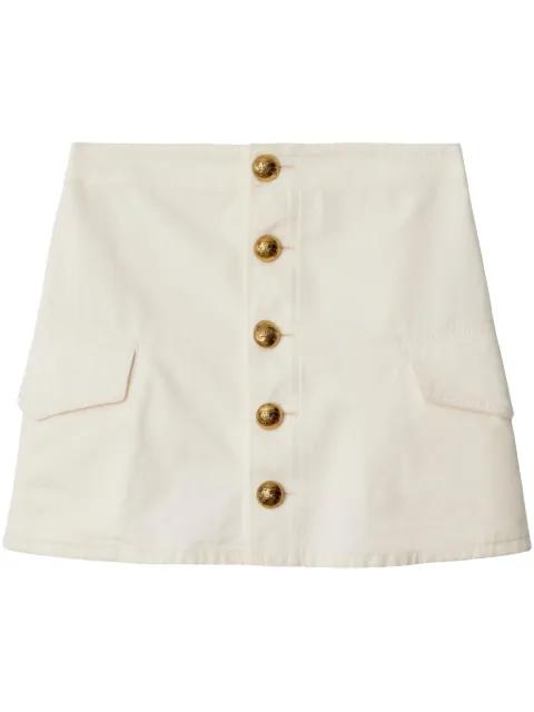 mini cotton skirt by BURBERRY