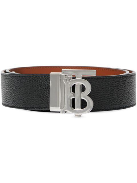 monogram detail buckled belt by BURBERRY