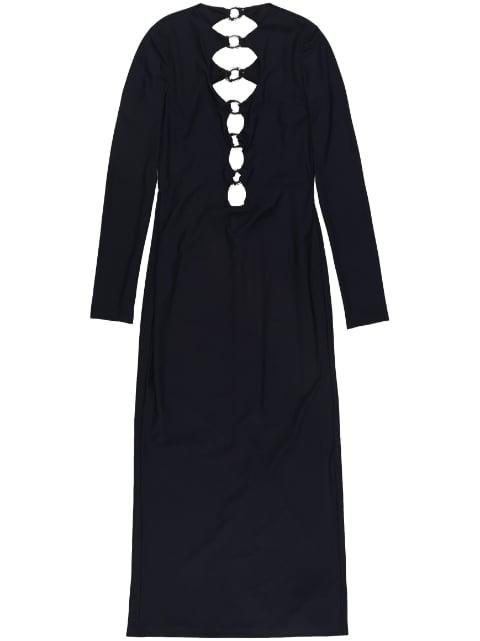 open-back Corrine dress by BURBERRY