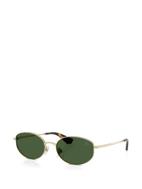 oval-frame sunglasses by BURBERRY