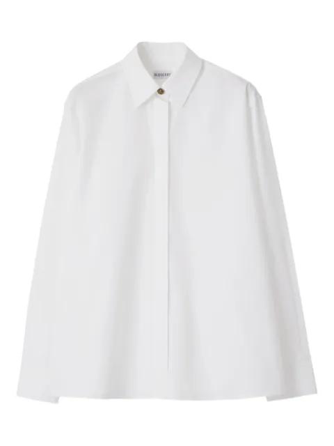 oversized cotton poplin shirt by BURBERRY