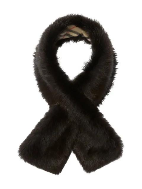 padded reversible Check scarf by BURBERRY