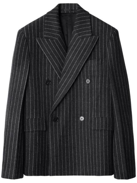 pinstripe double-breasted blazer by BURBERRY