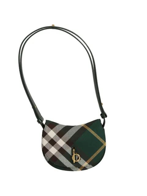 plaid shoulder bag by BURBERRY