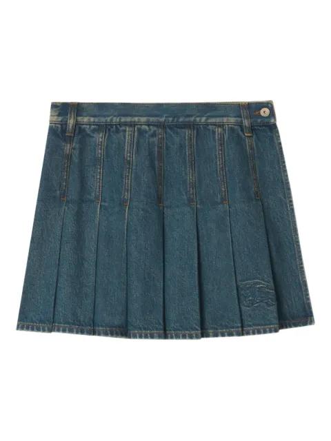 pleated embroidered mini skirt by BURBERRY