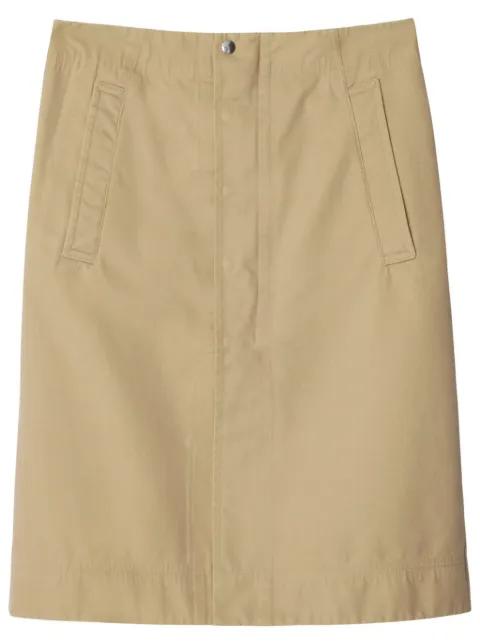 poplin midi skirt by BURBERRY