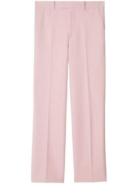 pressed-crease wool tailored trousers by BURBERRY