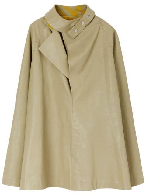 puttee-collar leather jacket by BURBERRY