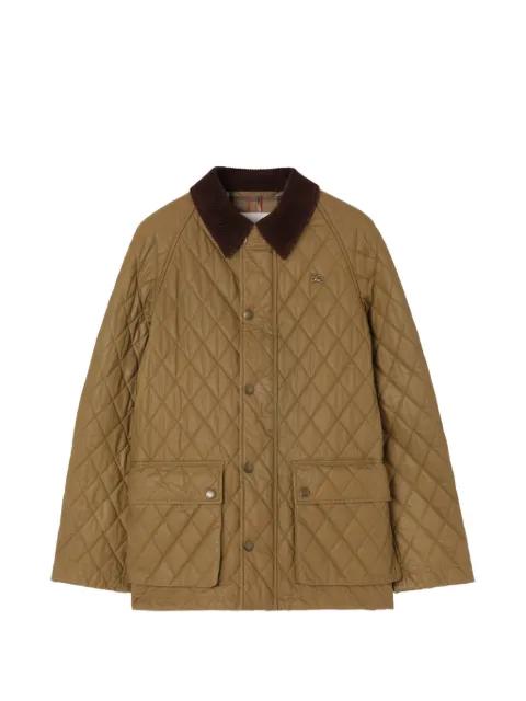 quilted coated cotton Barn jacket by BURBERRY