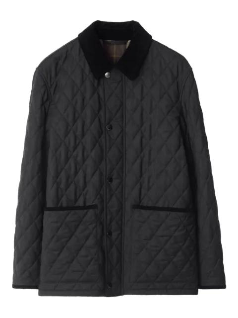 quilted corduroy-collar jacket by BURBERRY
