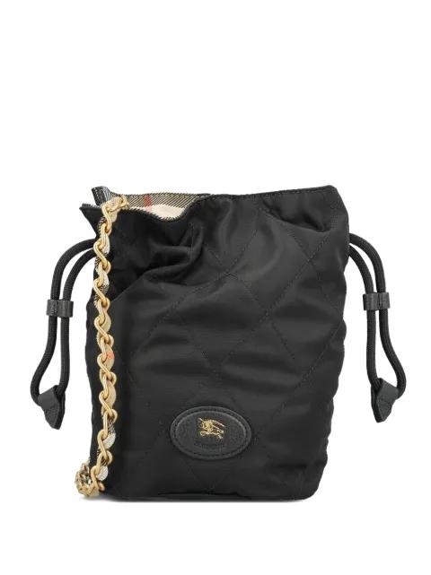quilted-design bucket bag by BURBERRY