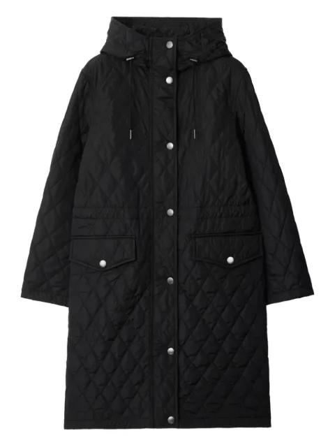 quilted parka coat by BURBERRY