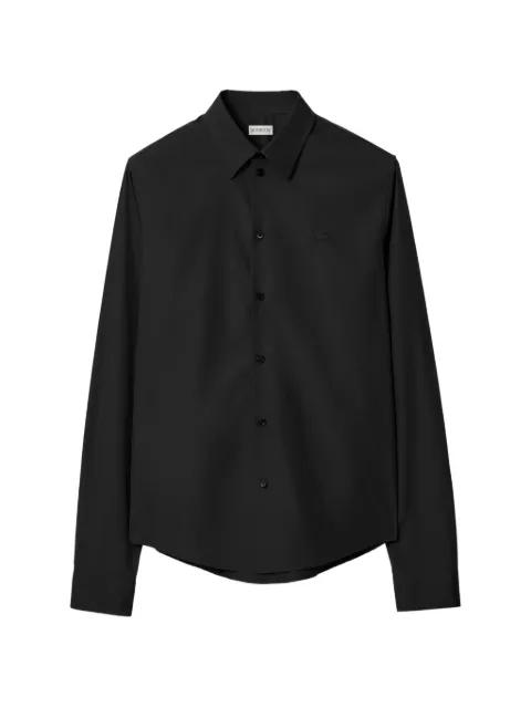 regular-fit cotton poplin shirt by BURBERRY