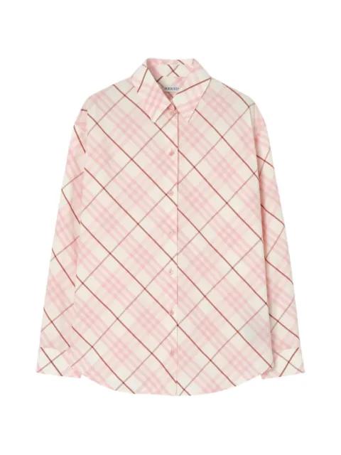 relaxed fit Check cotton shirt by BURBERRY
