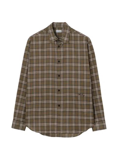 relaxed fit Check cotton shirt by BURBERRY