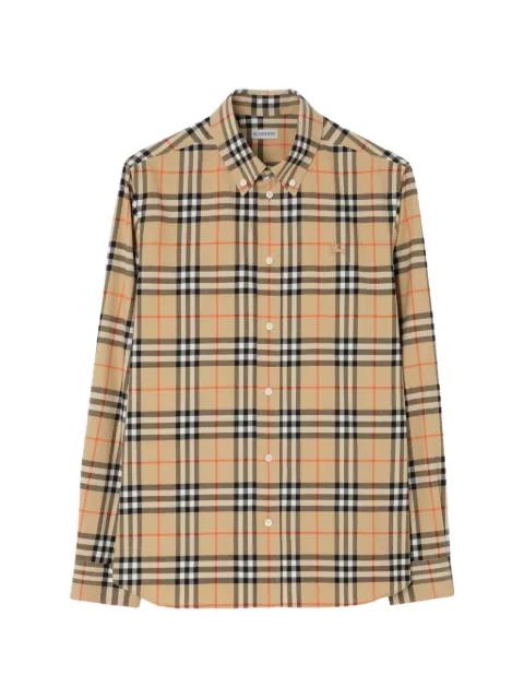 relaxed-fit Check cotton shirt by BURBERRY