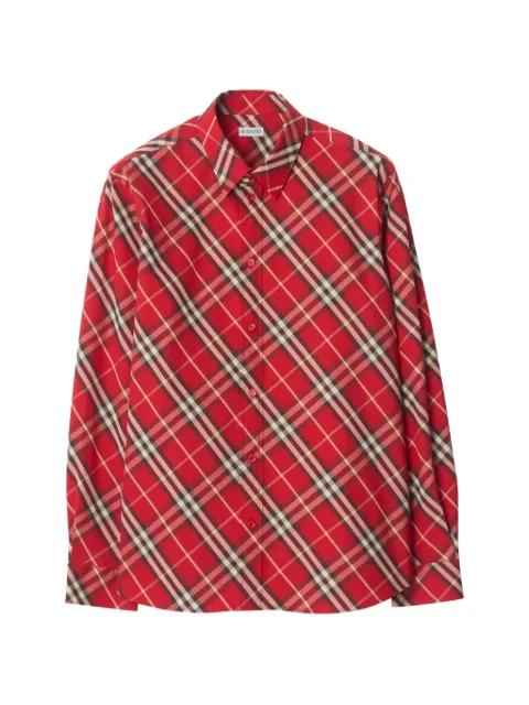 relaxed-fit check shirt by BURBERRY