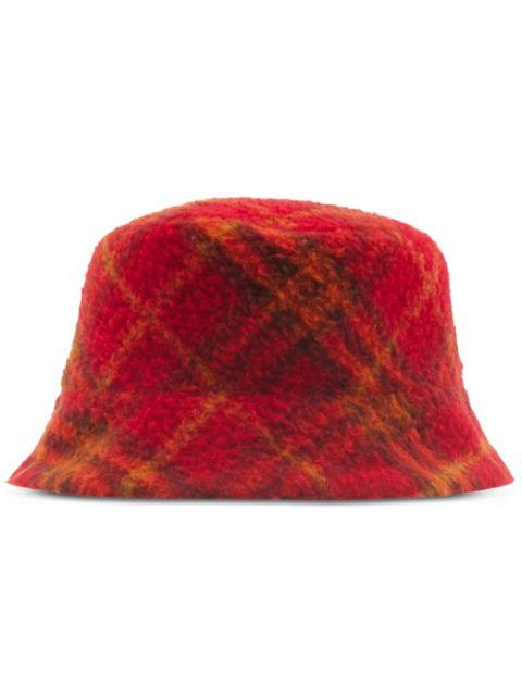 reversible check bucket hat by BURBERRY