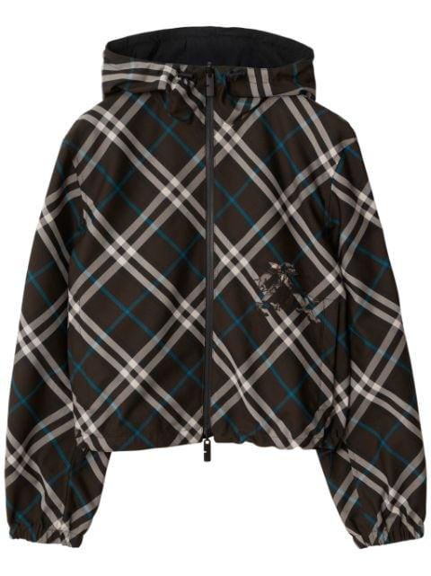 reversible checked jacket by BURBERRY