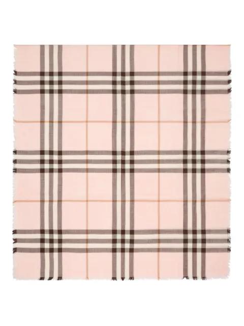 reversible checked scarf by BURBERRY