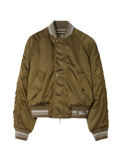 reversible nylon bomber jacket by BURBERRY
