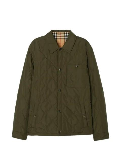 reversible quilted nylon Brighton overshirt by BURBERRY