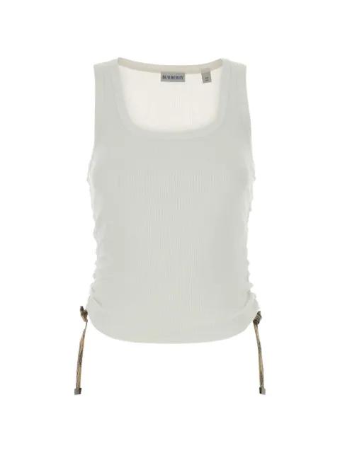 ribbed drawstring top by BURBERRY