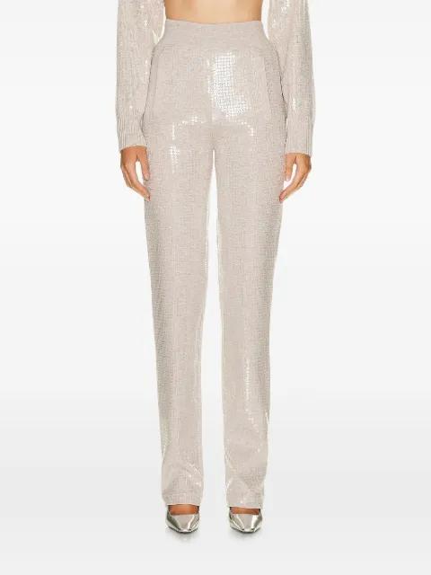 sequin-embellished pants by BURBERRY