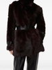 short shearling Linley coat by BURBERRY