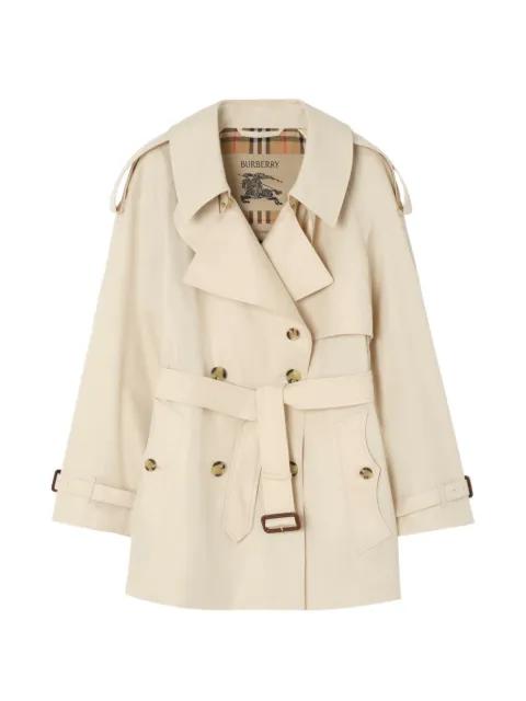 short tropical gabardine Fitzrovia trench coat by BURBERRY