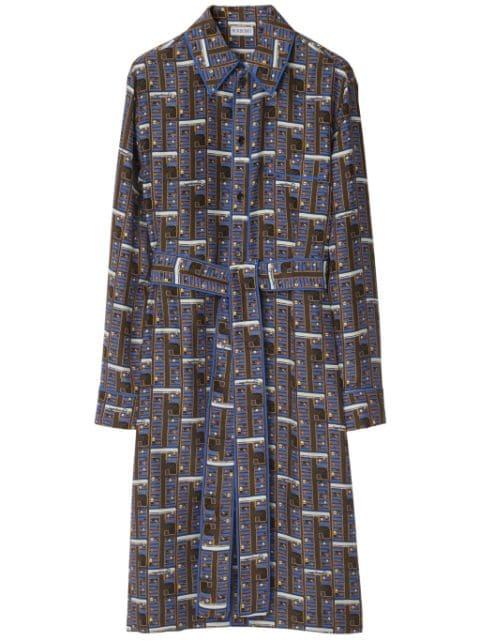 silk dress by BURBERRY