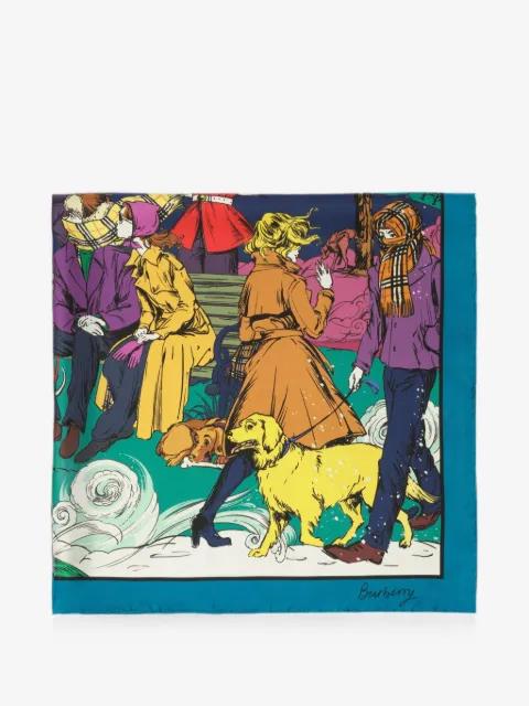 silk scarf by BURBERRY