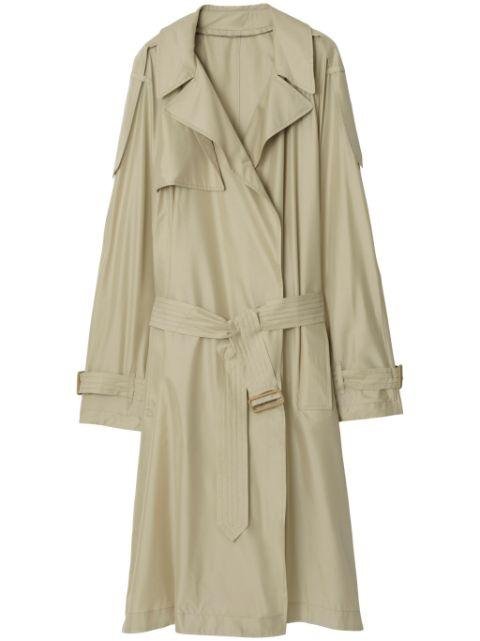 silk trench coat by BURBERRY