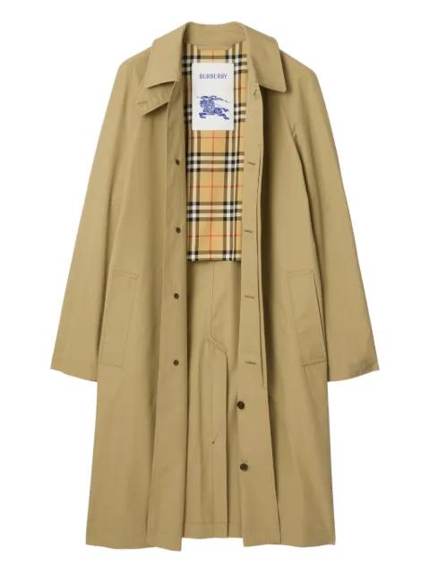 single-breasted coat by BURBERRY