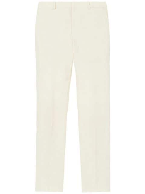 slim-cut tailored trousers by BURBERRY
