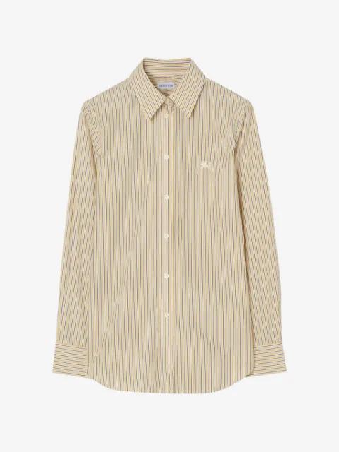 slim-fit cotton formal shirt by BURBERRY