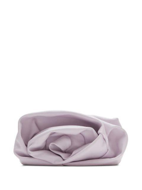 slouch-body leather clutch bag by BURBERRY