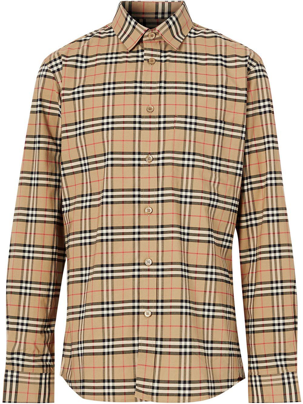 small scale check shirt by BURBERRY