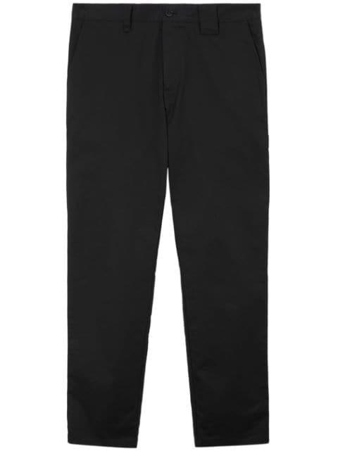 straight-leg cotton trousers by BURBERRY