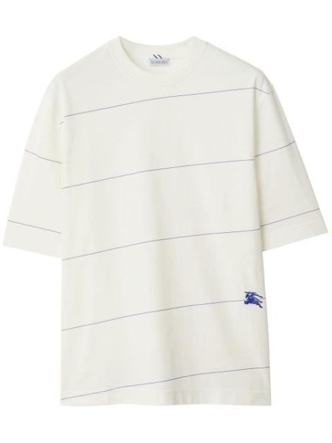 striped cotton T-shirt by BURBERRY