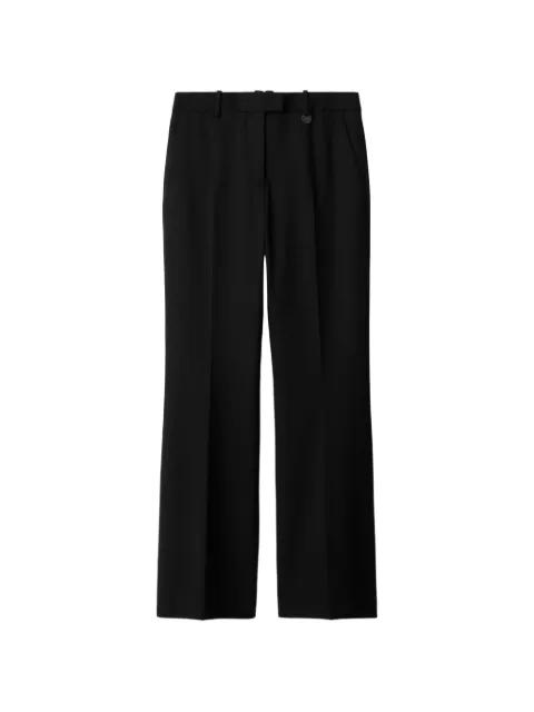 tag-detail tailored trousers by BURBERRY