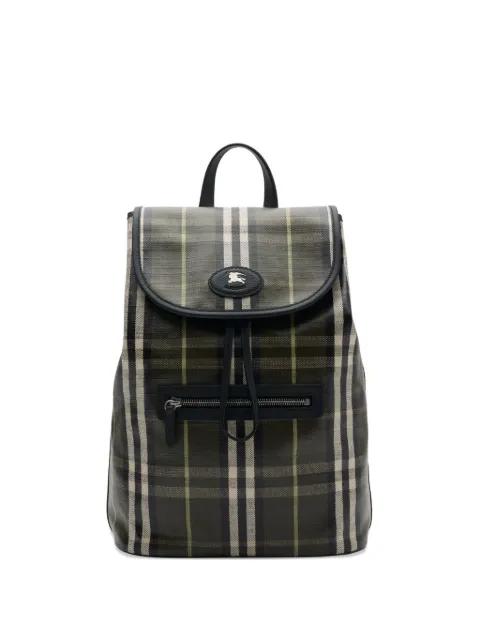 tartan-pattern backpack by BURBERRY